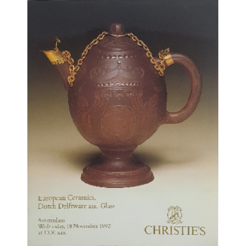 Veilingcatalogus Christie's Amsterdam 18 November 1992